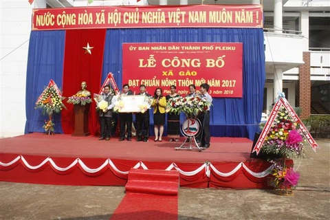 Gia Lai: Pleiku city fulfils new-style rural area building target