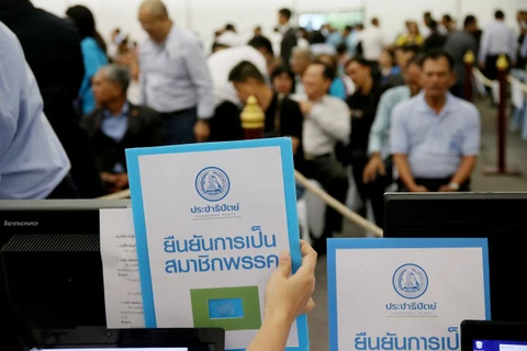 Thailand: Major political parties begin membership reconfirmation 