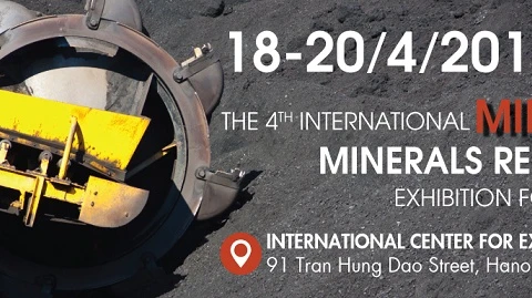 Mining Vietnam 2018 exhibition to be held in Hanoi