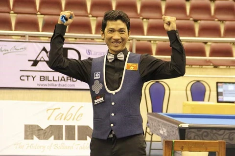 Ngo Dinh Nai retains championship at Asian carom billiards event