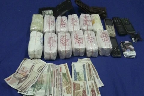 Quang Binh border force arrests Lao drug traffickers