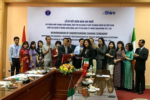 Singaporean company helps Vietnam with rare disease treatment 