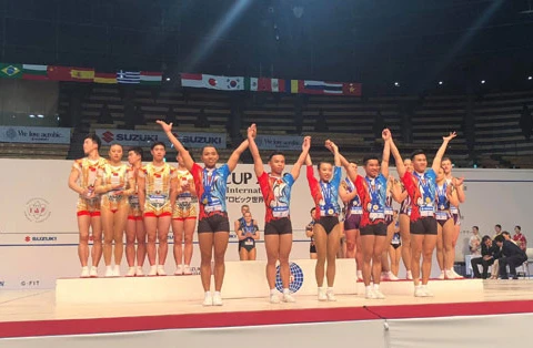 Vietnam wins three golds at Aerobics Suzuki World Cup