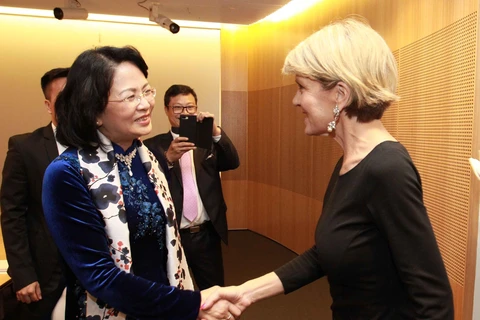 Vice President receives Australian foreign minister in Sydney
