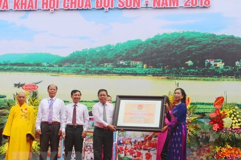 Doi Son pagoda in Ha Nam gets special national relic status