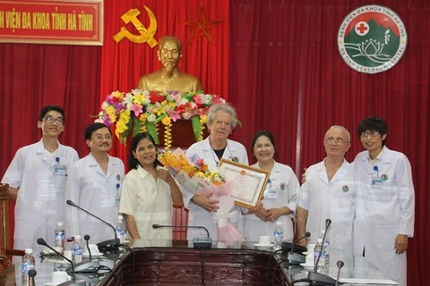 French doctors honoured for contributions to health care in Vietnam
