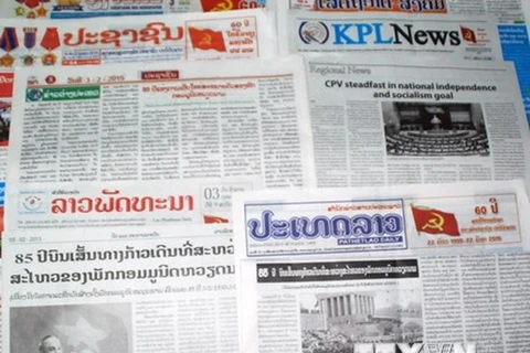 Lao news agency highlights VNA support in training reporters, editors