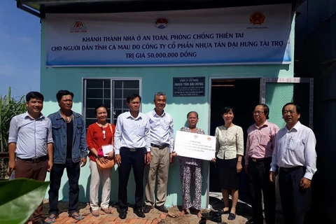 Disaster-proof houses built for poor people in Mekong Delta