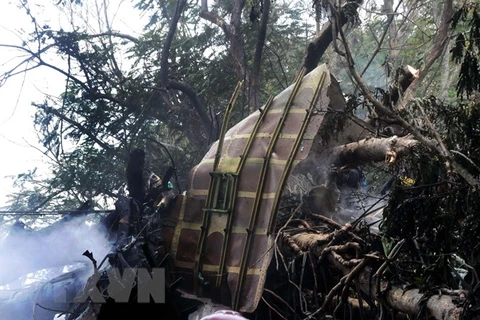 Military aircraft crashes in western Thailand