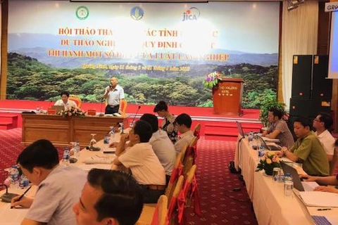 Adjustments suggested to draft decree on forest law enforcement 