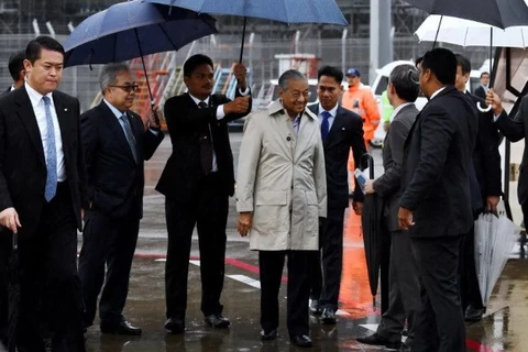 Malaysian Prime Minister Mahathir Mohamad visits Japan