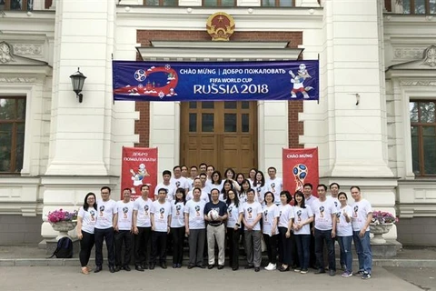 Vietnam Embassy in Russia joins World Cup heat