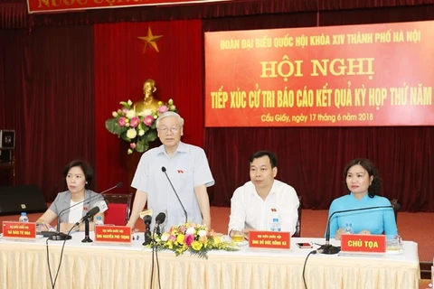 Party chief clears up concerns of Hanoi voters 