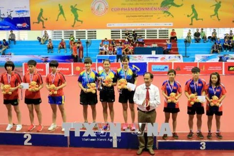 Vietnam wins three golds at 3rd Vinh Long In’tl Table Tennis