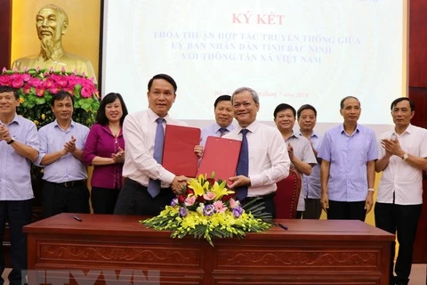 Vietnam News Agency, Bac Ninh bolster communication cooperation