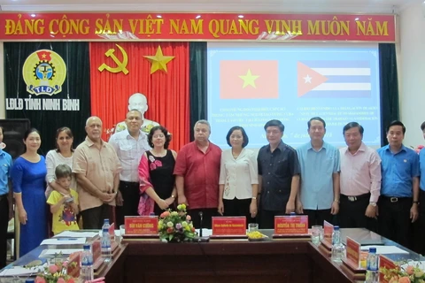 Cuban Workers' Federation delegation visits Ninh Binh