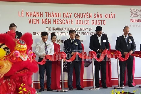 Nestle inaugurates new coffee capsule production line in Vietnam