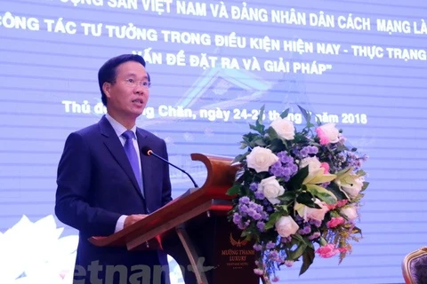 Vietnamese, Lao parties hold theoretical workshop