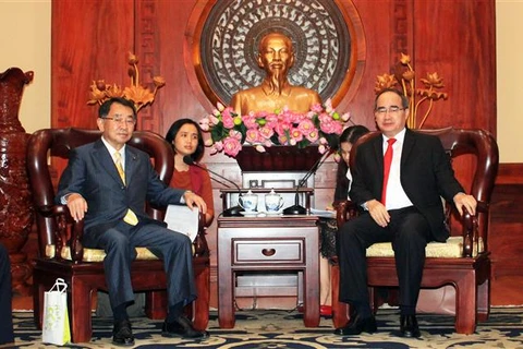 HCM City leader receives Japanese parliamentarians 