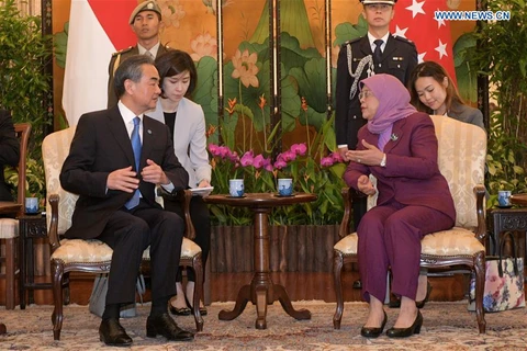 Singapore, China pledge to strengthen bilateral cooperation