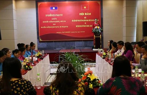 Women’s Unions of Quang Nam, Laos’ Sekong foster cooperation 