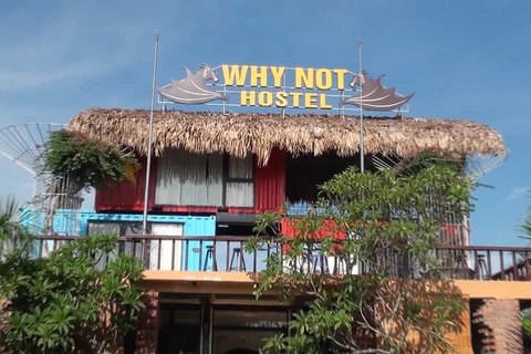 Colourful container hostel in Quang Binh attracts visitors