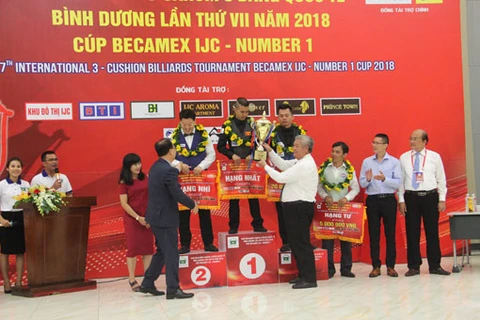 Vietnamese cueist wins title at Becamex IJC Cup 2018 