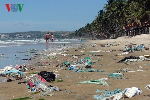Binh Thuan authorities order clean-up of Phan Thiet beach 
