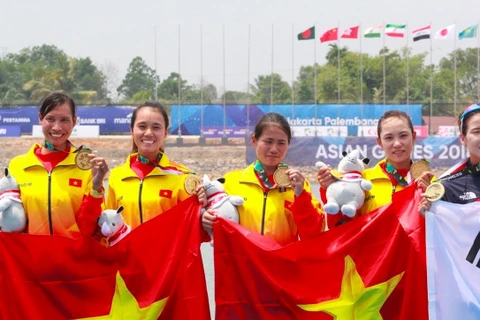 ASIAD 2018: Rowers win first gold medal for Vietnam