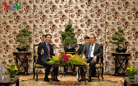 HCM City leader greets Laos-Vietnam Friendship Association delegation