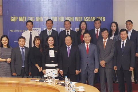 Deputy PM meets WEF ASEAN 2018 sponsors 