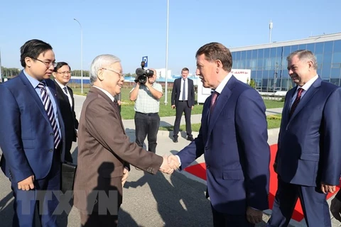 Party leader stresses Vietnam-Russia economic ties in Kaluga Oblast tour