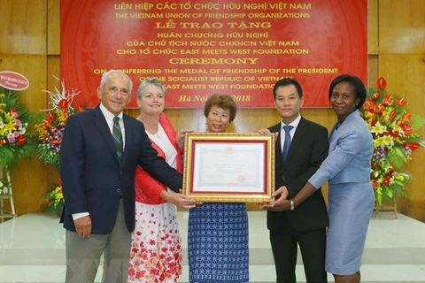 Friendship order bestowed upon East Meets West Foundation