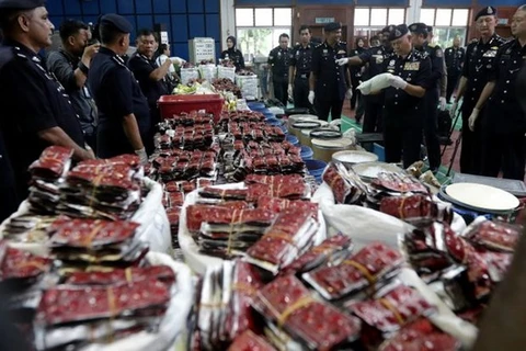 Malaysia seizes drugs worth 17.5 million USD