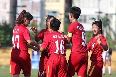 Vietnam U-16 crush Lebanon 7-0 at AFC women’s champs