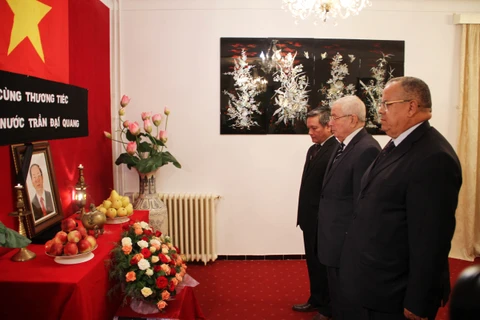 Foreign officials, diplomats in Africa pay tribute to President Quang