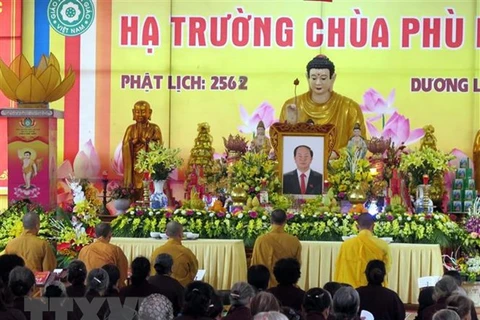 Funeral Board, family of President Tran Dai Quang offer thanks