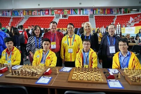 Vietnam’s teams tie with strong rivals at Chess Olympiad in Georgia