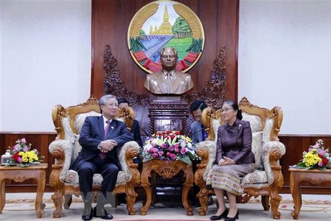 Vietnamese Party delegation visits Laos 