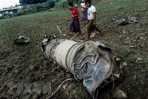 Three killed in military jet fighters crash in Myanmar