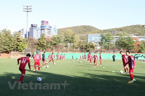 National football team ready for friendly matches in RoK
