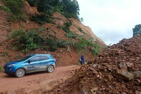 Roads in Cao Bang damaged by heavy rains, floods