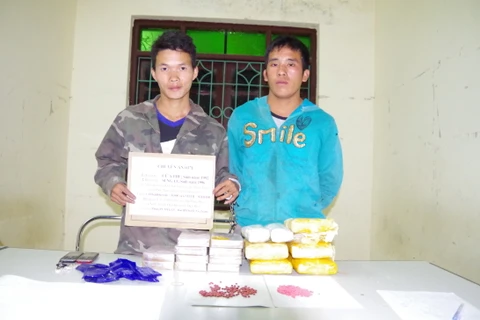 Lao drug traffickers arrested in Dien Bien 