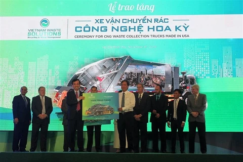 Eco-friendly waste treatment trucks presented to localities