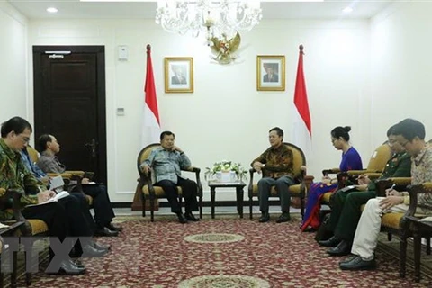 Ambassador to Indonesia welcomed by Vice President Jusuf Kalla