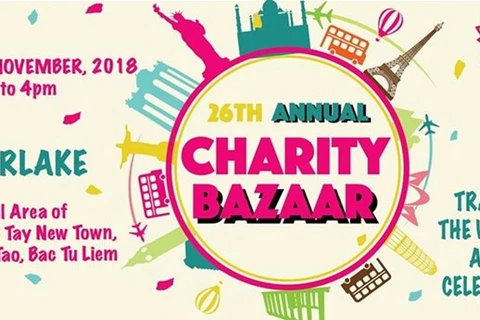 Foreign women to hold charity bazaar in Hanoi