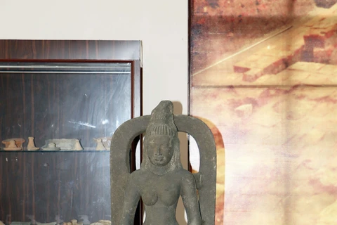 First Saraswati goddess statue found in Vietnam on display