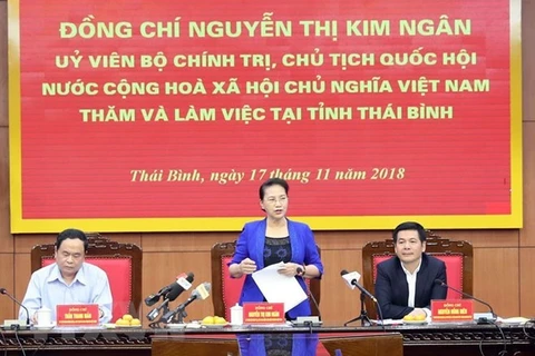 NA Chairwoman asks Thai Binh to improve business climate 