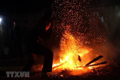 Red Dao ethnic group’s fire dance festival revived in Dien Bien 