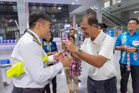 Southern Thai province welcomes inaugural flight from Kunming